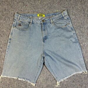 BUTTER blue denim shorts